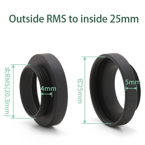 RMS to M25 M26 M27 CS RMS M39 M19 Microscope Objective Lenses Adapter Ring - 第 12/18 張圖片