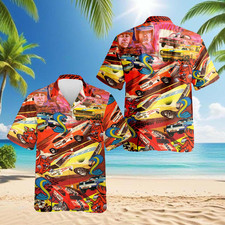 Vintage Snake vs Mongoose Drag Racing Hawaiian Shirt