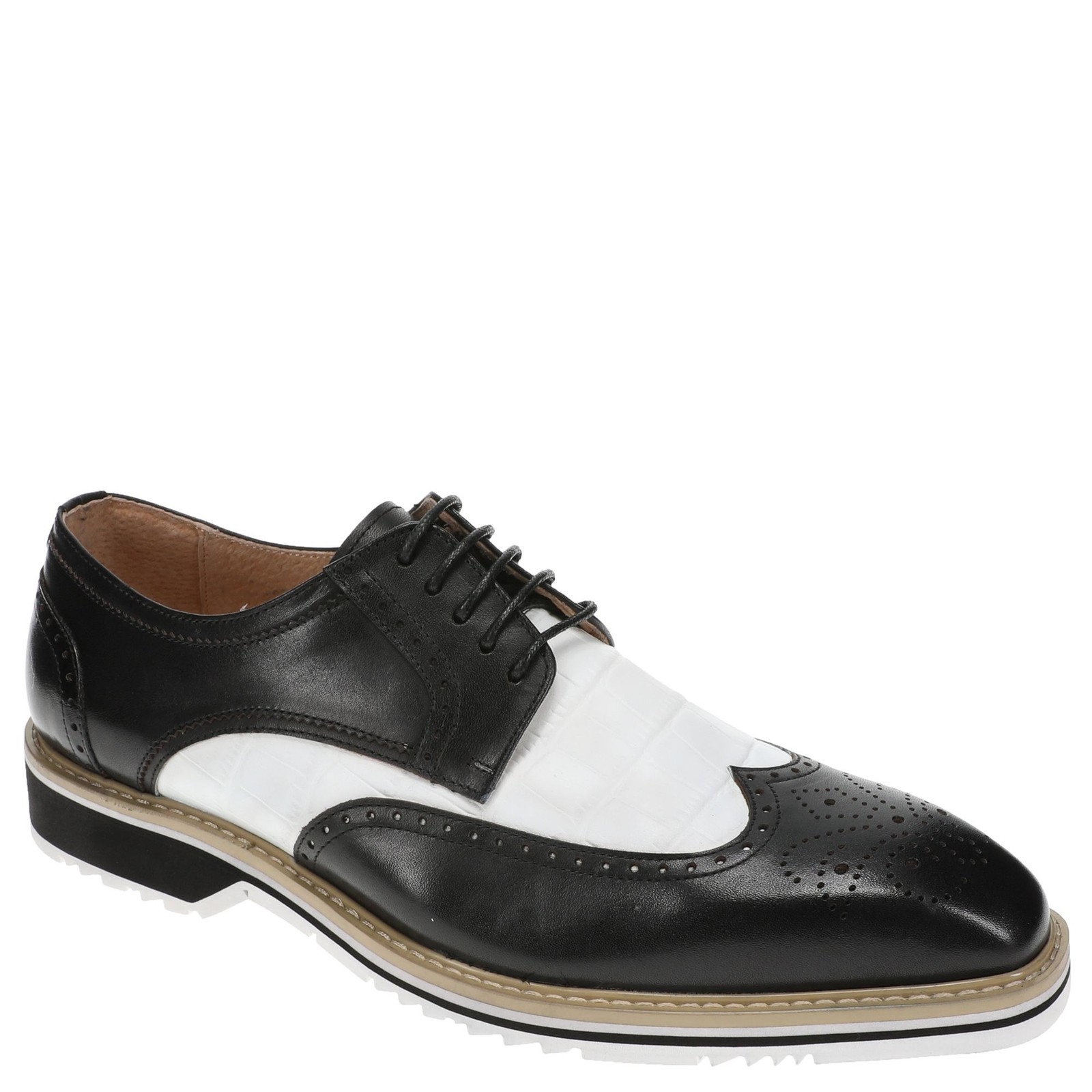 Stacy Adams Beaumont Мужские Oxford 13 DM US - Черныйбелый 20390₽
