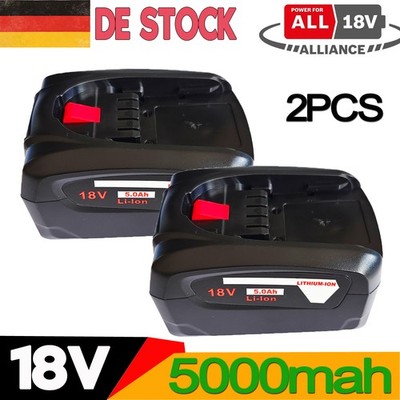 5.0Ah Li-Ion Ersatzakku mit Sicherheitsschutz für Bosch Home&Garden PBA PSB 18V