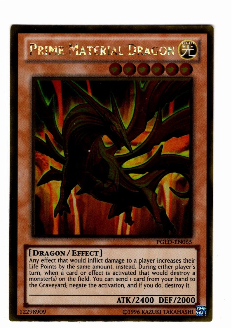 yugioh prime material dragon deck Amazon.com: YU-GI-OH! - Prime Material Dragon (SDDC-EN011) - Structure Deck:  Dragons Collide - 1st Edition