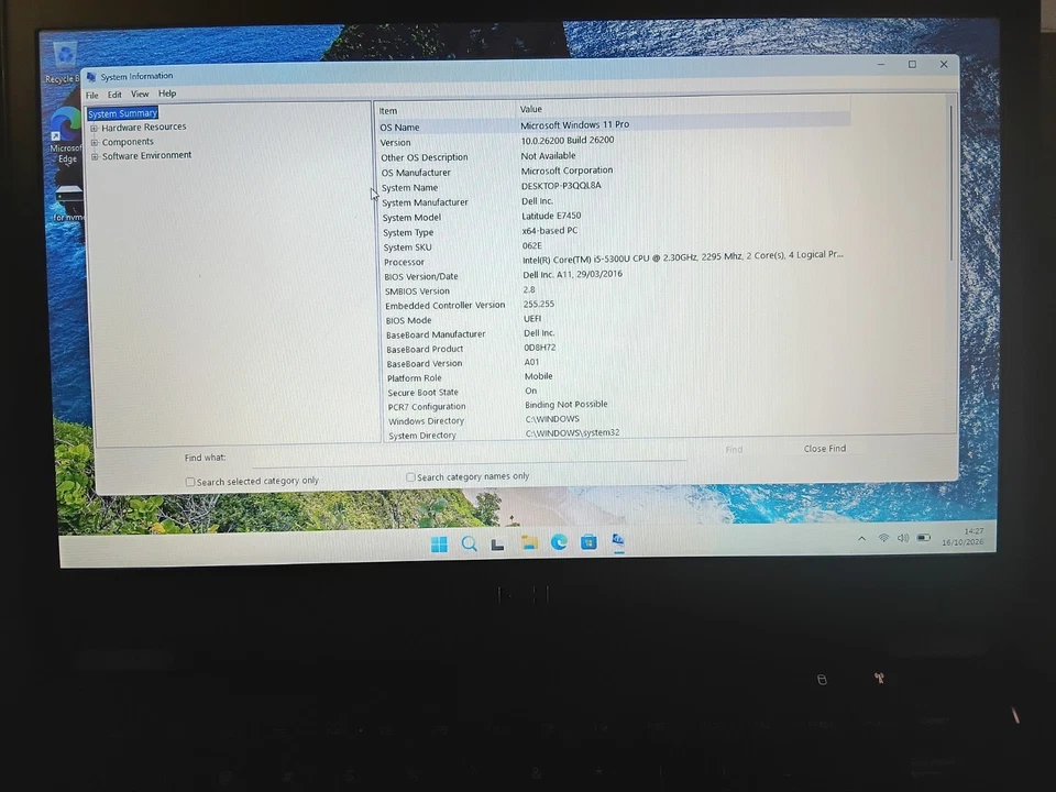 Dell Latitude E7450 · i5-5300U · 8GB · 128GB, photo 4 of 5