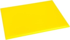 HYGIPLAS HIGH DENSITY CHOPPING BOARD LARGE 24" X 18" X 1" YELLOW (SEALED)