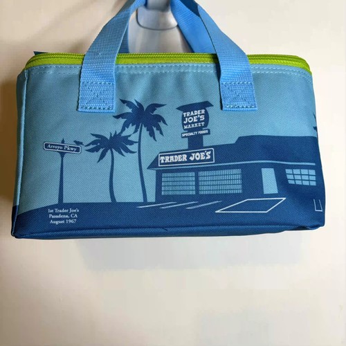 Bolso refrigerador aislado reutilizable Trader Joe’s Mini bolso de compras verano — ¡azul mar! - Imagen 5 de 20