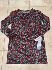 Cat Jack Girls Holidays Fleece pajama Night Dress size M 8 NWT