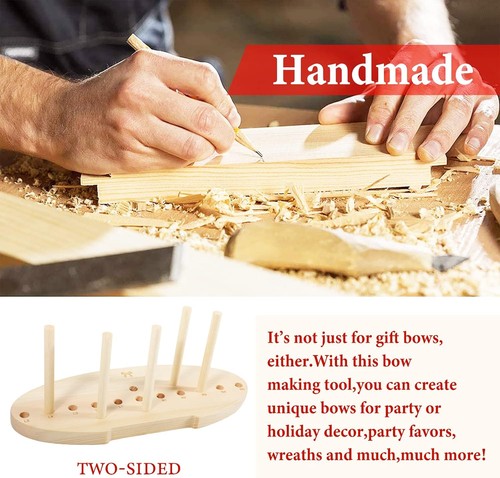 Maßgefertigter handgefertigter Bogenmacher robustes Hartholz für perfekte Geschenkverpackung - Bild 2 von 7
