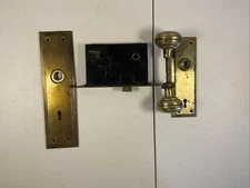 Penn Mortise Lock Skeleton Key Vintage Door Hardware 