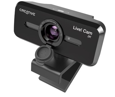Creative Live! Cam Sync V3 2K-QHD-USB-Webcam mit 4-fachem Digitalzoom und Mik...
