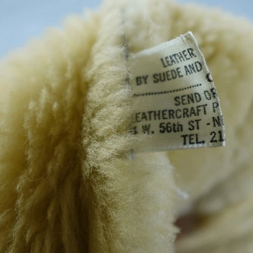 Vintage Buckboard Jacket Mens 38 Tan Shearling Suede Leather Western Coat image 6