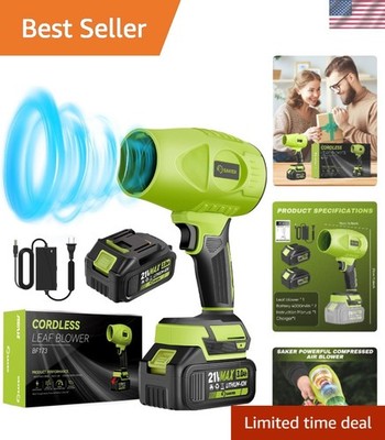 Lightweight Adjustable Speed Cordless Leaf Blower - Perfect for Cleanup Tasks