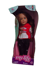 My Life As Poseable Content Creator 18" Doll With brown Hair Blue Eyes NIB