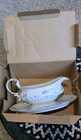 BRAND NEW! Vintage Johann Haviland BLUE GARLAND GRAVY BOAT, Blue Floral, Bavaria — photo 2
