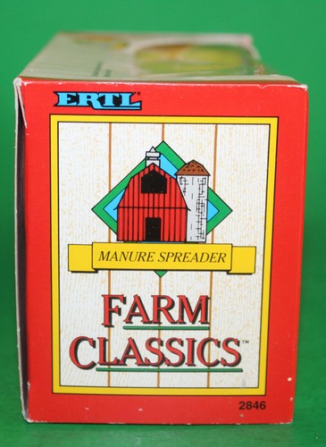 ERTL Manure Spreader Farm Classics 1:43 Scale Die-Cast, Hitch, Model #2846 - Picture 5 of 8
