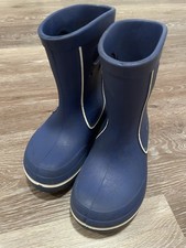 Blue Croc Rain Boots for Kids Size 10-11 Waterproof Rubber Shoes for Toddlers