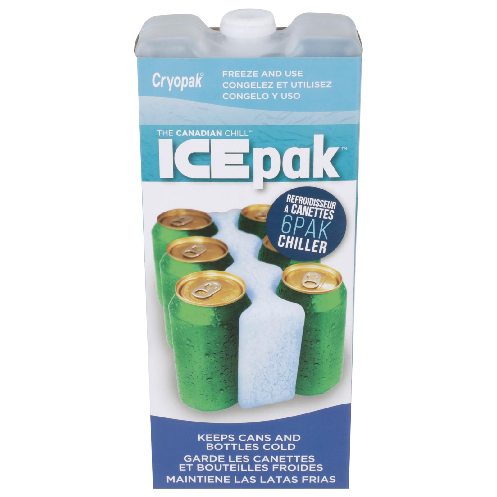 Bloc réfrigérant rigide ICEpak pain de glace réutilisable accumulateur de froid sac isotherme camping