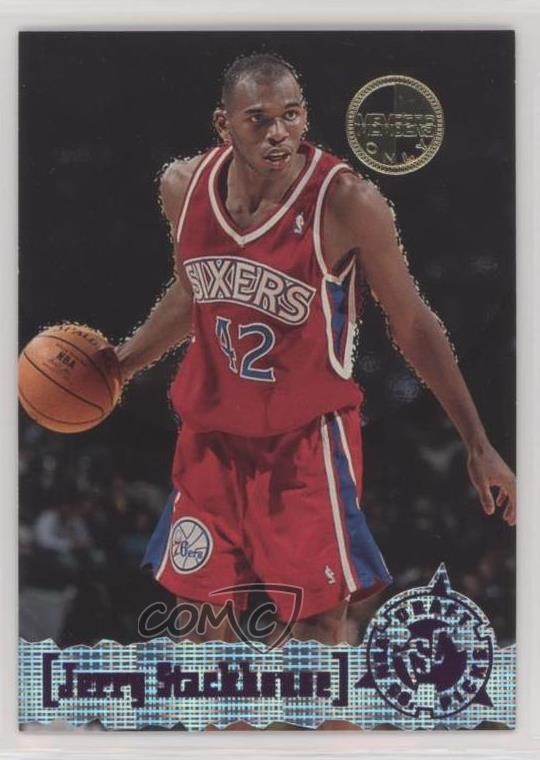 1995-96 Topps Stadium Club Members Only Jerry Stackhouse #329 Rookie RC 04at