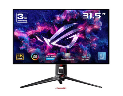 ASUS ROG Swift 32'' 4K OLED Gaming Monitor UHD 3840 x 2160 QD-OLE 240Hz PG32UCDM