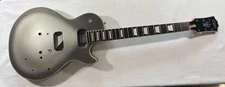 1980s Cort CR-250 Les Paul Husk Silverburst Full Multi-Ply Binding
