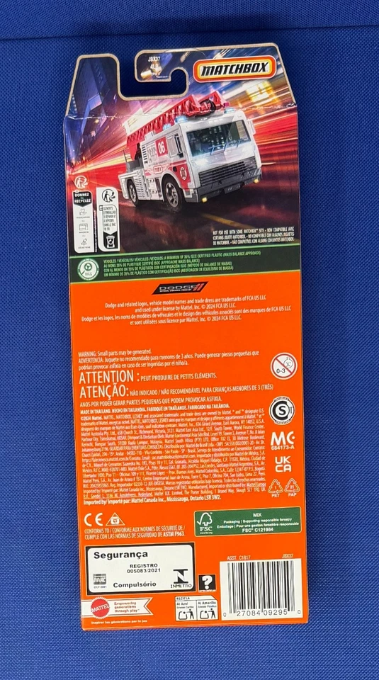 Matchbox 2025 MBX Rescue V   5-Pack   Variation #2 - Image 2 of 4