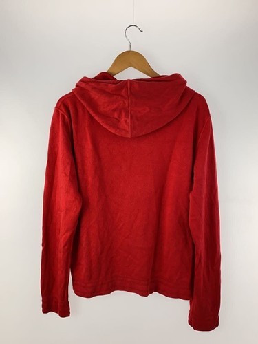 LOUIS VUITTON Zip Hoodie -- Silk Red Plain Used - Picture 2 of 4