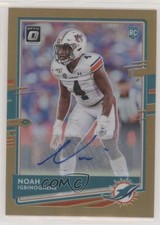 2020 Panini Donruss Optic Rookies Bronze Prizm Noah Igbinoghene #111 Auto 0nl0
