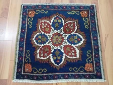 Rare antique blue rug Vintage Oriental Carpet One of a kind Rug Authentic Rug