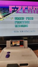 F-Zero (Super Nintendo SNES, 1991) Authentic Video Game Tested and Works