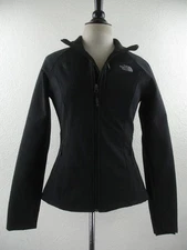 The North Face TNF Apex Bionic Softshell Black Stretch Jacket Full-Zip Women's S