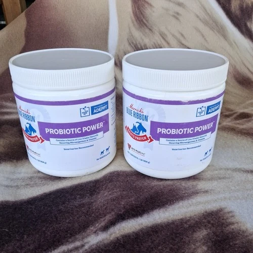 Merrick's Blue Ribbon Goats Prefer Probiotic Powder for Goats & Kids. 1lb 2-pack