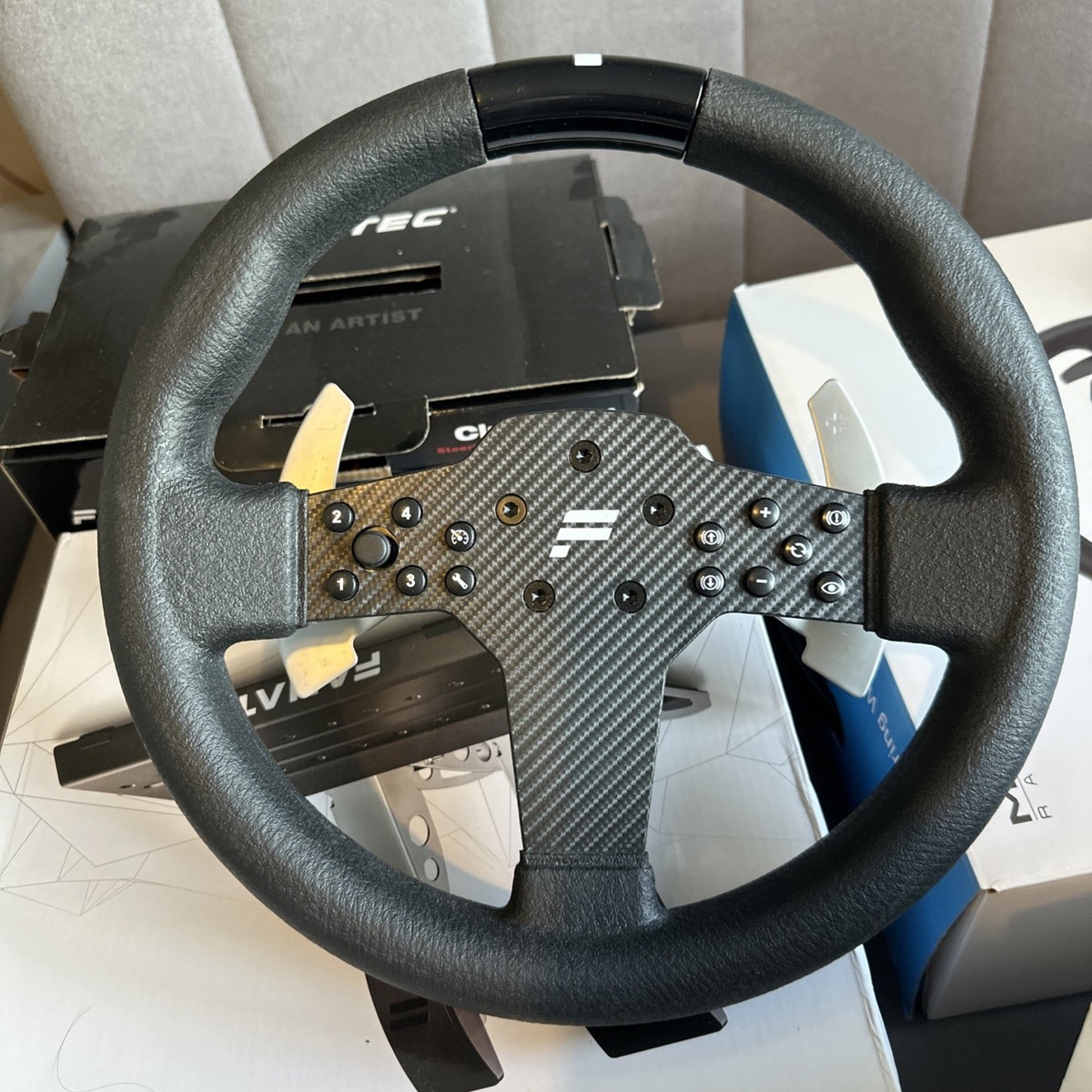 その他 Fanatec CSL steering wheel P1 V2 CSL Steering Wheel P1 V2 (QR2 Lite)