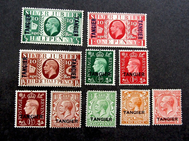 nystamps Great Britain Offices Abroad Morocco Stamp # 501-510 MOGH U26y1376