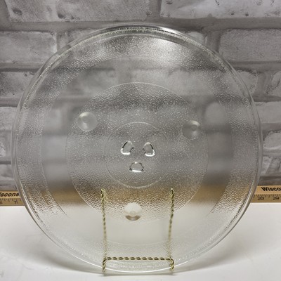 Microwave Glass Turntable Plate Replacement 12 7/16. 9.5  OD 7 1/4  ID