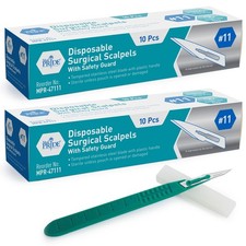 MED PRIDE Disposable Surgical Scalpels 10 11 Sterile Precision Blades 10ct
