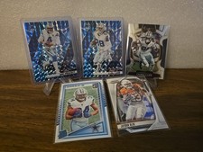 Dallas Cowboys - Lot If 5 Cards - Ceedee Lamb + Dak Prescott Blue Reactives