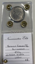 NL* VEIII Italia 50 CENTESIMI LEONI 1924 RIGATO R2 MB Sigillo NUMISMATICA ELITE