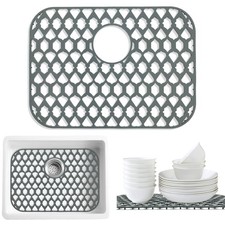 Sink Protectors for Kitchen Sink, Kitchen Sink Accessory - Silicone Mats Grid...