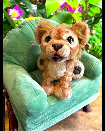 FurReal Friends The Lion King Mighty Roar Simba Interactive Hasbro Disney WORKS
