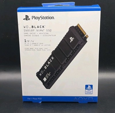 WD BLACK 1TB SN850P SN850X NVMe Internal SSD for PS5 or PC WDBBYV0010BNC