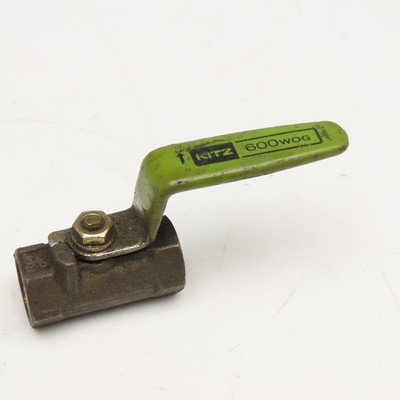 Kitz 3/8'' NPT Ball Valve Brass 600 WOG