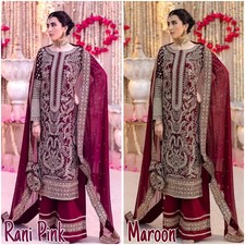 Pakistani Salwar Kameez Ready To Wear Dress 3 Piece Suit Wedding Party Bollywood