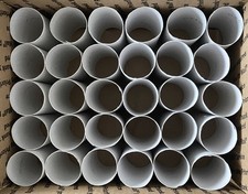 Lot of 72 Clean Empty Toilet Paper Cardboard Tube Rolls Crafting Art Project DIY