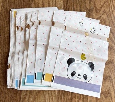 12Pcs-Drawstring Gift Bag Cute Animal Print Storag bag 9''x6'' (4Stylex3each)
