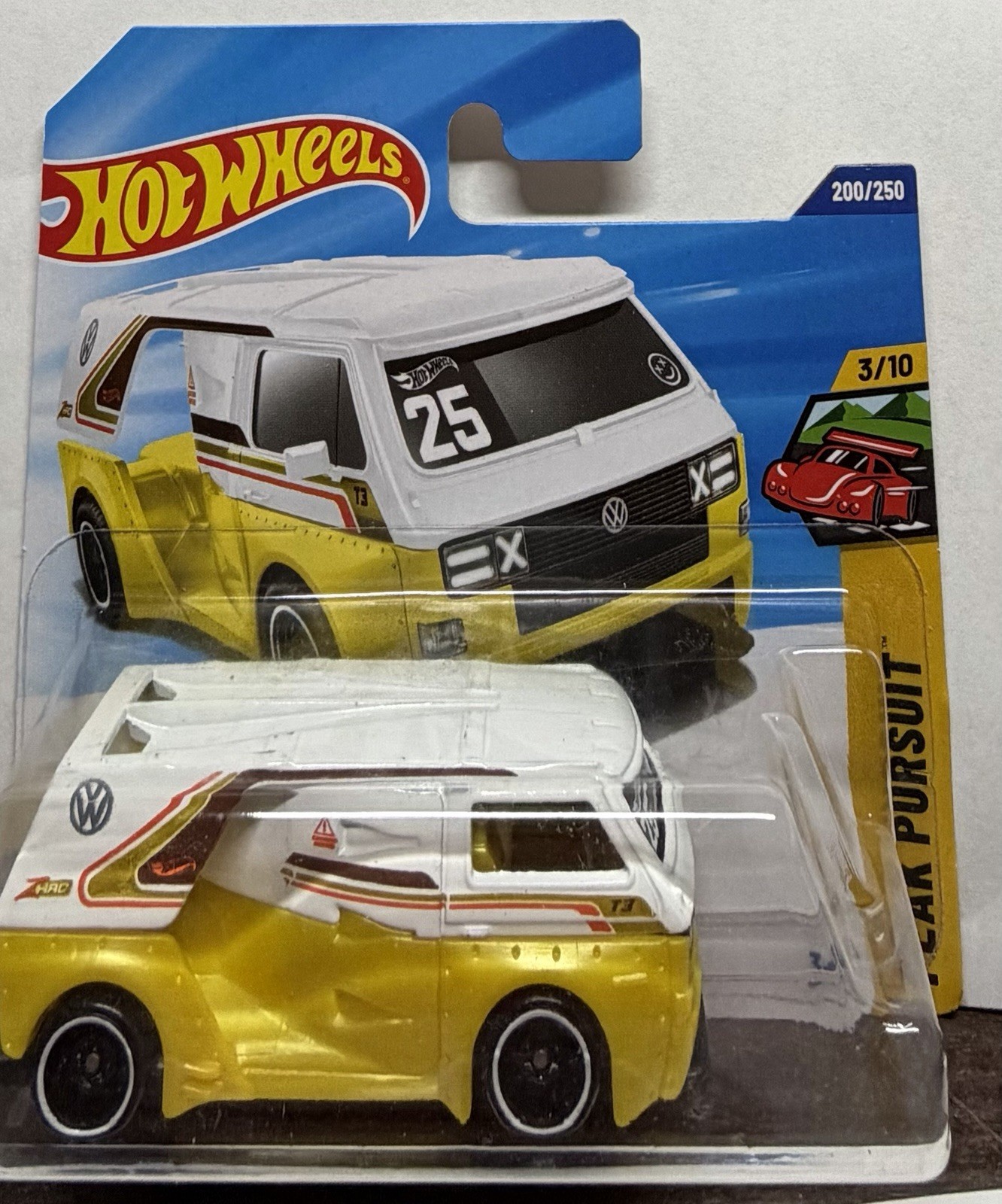 Hot Wheels VW T3 Custom Personnalise Volkswagen Peak Persuit Diecast Model Car