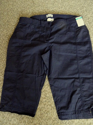 CollectionL  Stretch Caprihose Mod. Bonn, Gr. 52, dunkelblau Dehnbund NeuDXY