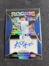 2019 Panini Blue Prizm Austin Wynns Auto Card Signed Autographed Baseball