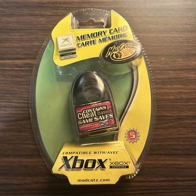 XBOX Memory Card 8 MB Mad Catz GameShark New Sealed Original