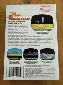 3-D WorldRunner Complete in Box CIB Hangtab FIRST PRINT Nintendo NES 1987 RARE🔥