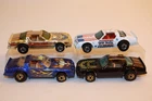 Four (4) 1977 Vintage Hot Wheels Pontiac Firebird Hot Bird Trans Am Cars