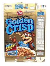 Caja de cereales Post Super Golden Crisp 1995 - Free Stuff Sugar Bear Store