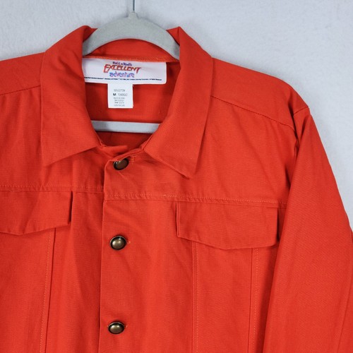 Bill and Teds Excellent Adventure Jacket Mens Medium Orange Halloween Costume - Picture 2 of 11